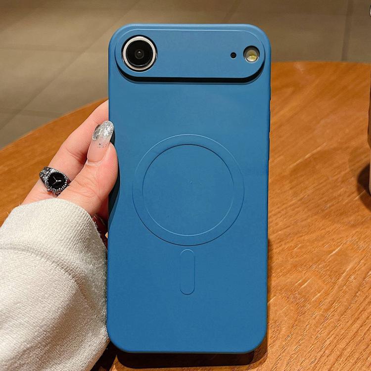 For iPhone Air Solid Color Liquid Silicone MagSafe Magnetic Phone Case(Royal Blue) - iPhone Air Cases by buy2fix | Online Shopping UK | buy2fix