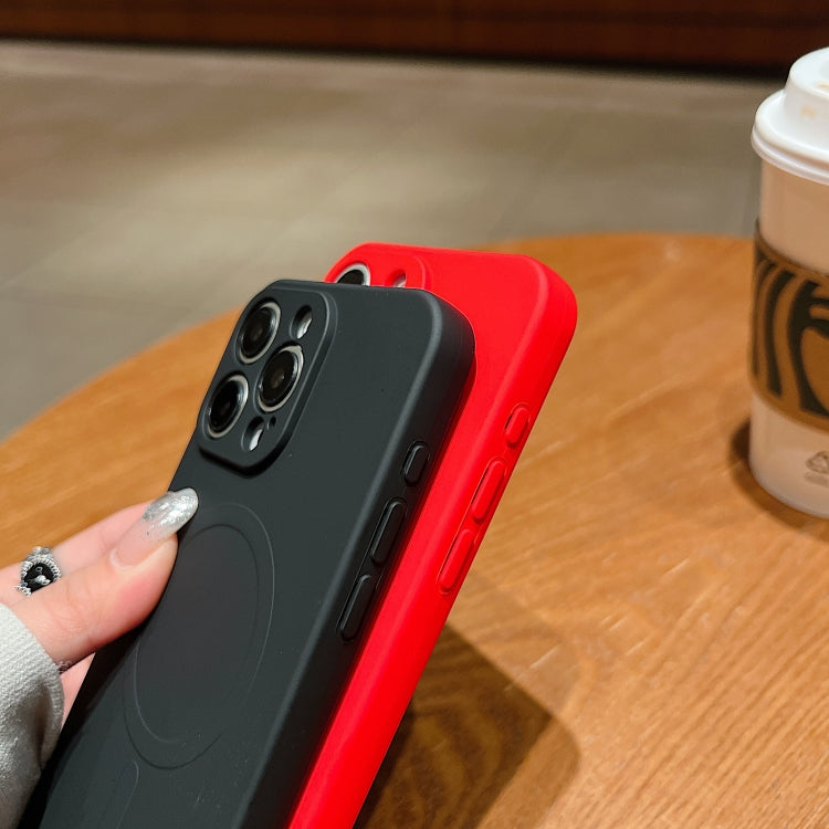 For iPhone Air Solid Color Liquid Silicone MagSafe Magnetic Phone Case(Royal Blue) - iPhone Air Cases by buy2fix | Online Shopping UK | buy2fix