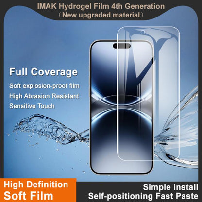 For iPhone Air imak 4th Generation  Full Coverage Screen Hydrogel Film Protector - iPhone Air Tempered Glass by imak | Online Shopping UK | buy2fix