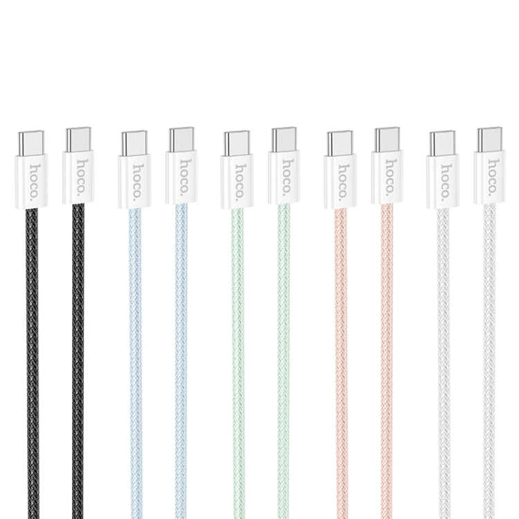 hoco X104 USB-C / Type-C to USB-C / Type-C Source 60W Charging Data Cable, Length:2m(White) - USB-C & Type-C Cable by hoco | Online Shopping UK | buy2fix