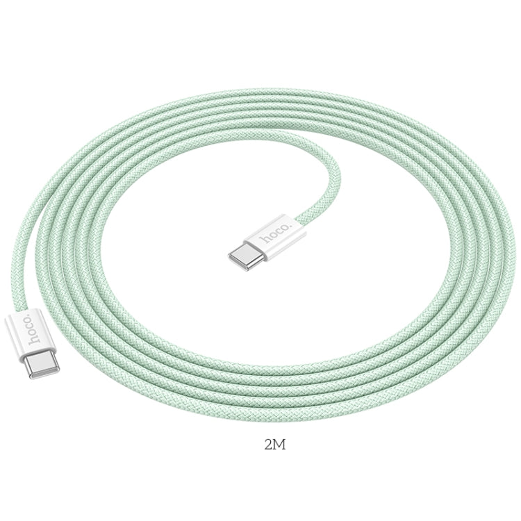 hoco X104 USB-C / Type-C to USB-C / Type-C Source 60W Charging Data Cable, Length:1m(Black) - USB-C & Type-C Cable by hoco | Online Shopping UK | buy2fix
