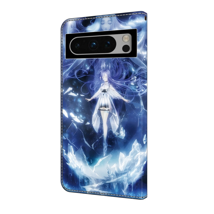 For Google Pixel 9 Pro XL Crystal Painted Leather Phone case(Magic Fairy) by buy2fix