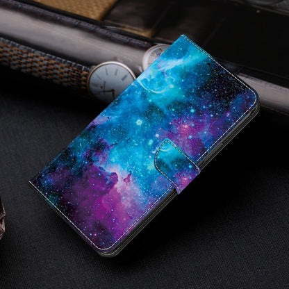 For iPhone 16 Pro Max Crystal Painted Leather Phone case(Starry Sky) by buy2fix