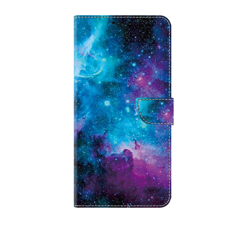 For iPhone 16 Pro Max Crystal Painted Leather Phone case(Starry Sky) by buy2fix