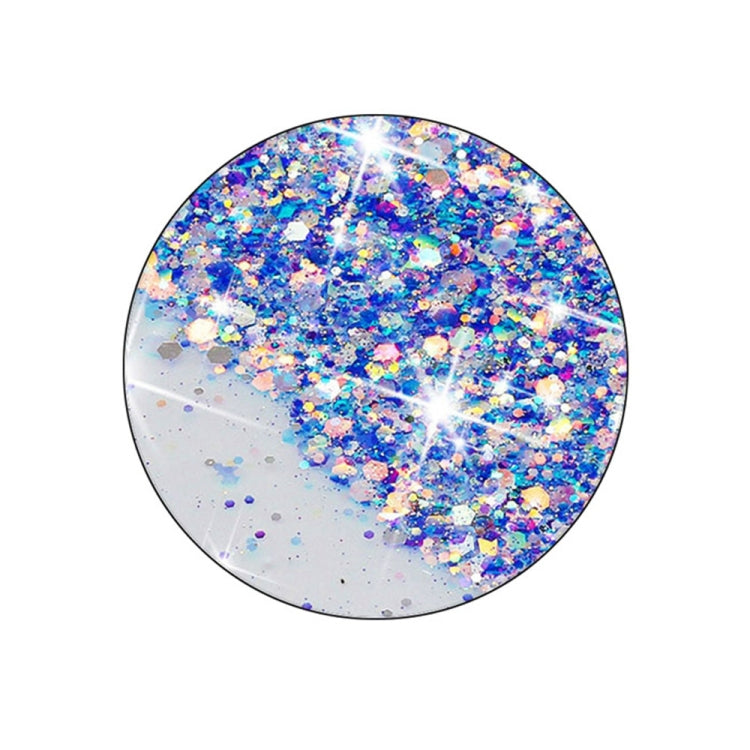 For iPhone 16 Pro Luminous Starry Sky Glitter Butterfly TPU Phone Case(Purple) by buy2fix