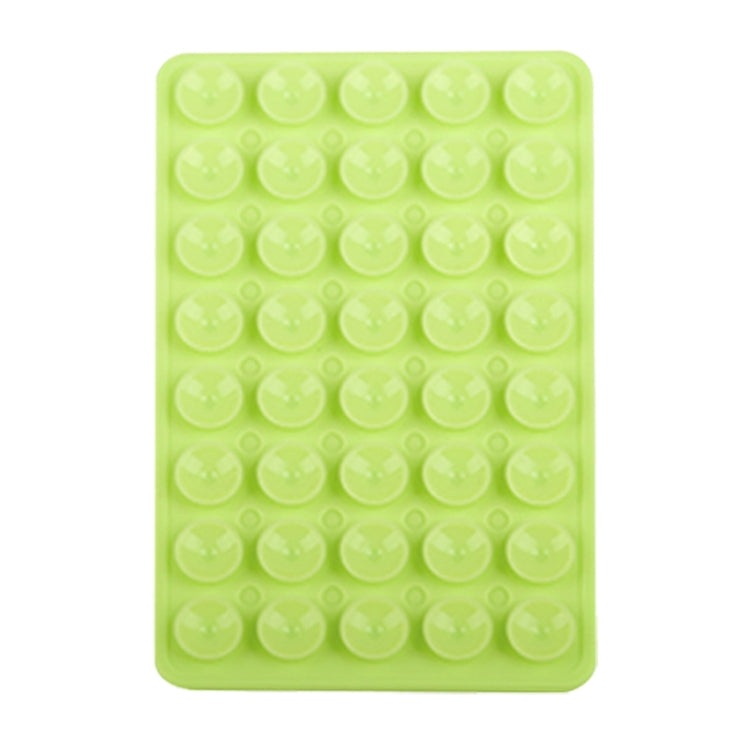 Mobile Phone Silicone 40 Double Side Suction Cup Back Stickers(Green) - Hand-Sticking Bracket by buy2fix | Online Shopping UK | buy2fix