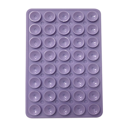 Mobile Phone Silicone 40 Double Side Suction Cup Back Stickers(Light Purple) - Hand-Sticking Bracket by buy2fix | Online Shopping UK | buy2fix