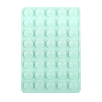 Mobile Phone Silicone 40 Double Side Suction Cup Back Stickers(Teal Green) - Hand-Sticking Bracket by buy2fix | Online Shopping UK | buy2fix