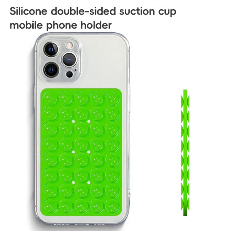 Mobile Phone Silicone 40 Double Side Suction Cup Back Stickers(Light Pink) - Hand-Sticking Bracket by buy2fix | Online Shopping UK | buy2fix