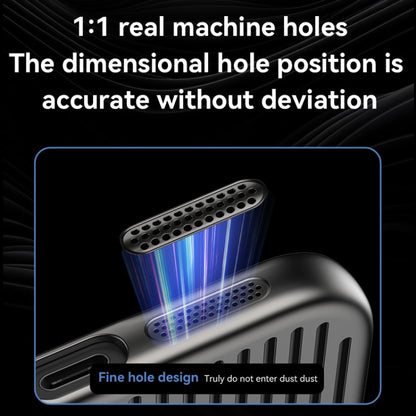 For iPhone 16 Pro Extraordinary Cooling Holder Phone Case(Black) by buy2fix