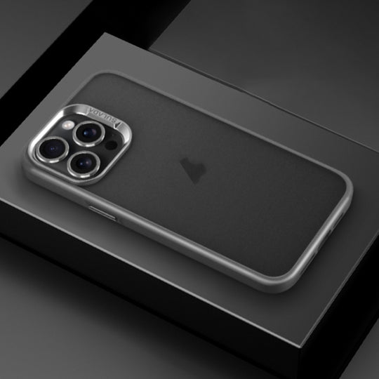 For iPhone 15 Pro Max SULADA Skin Feel Matte Shockproof Phone Case(Grey)