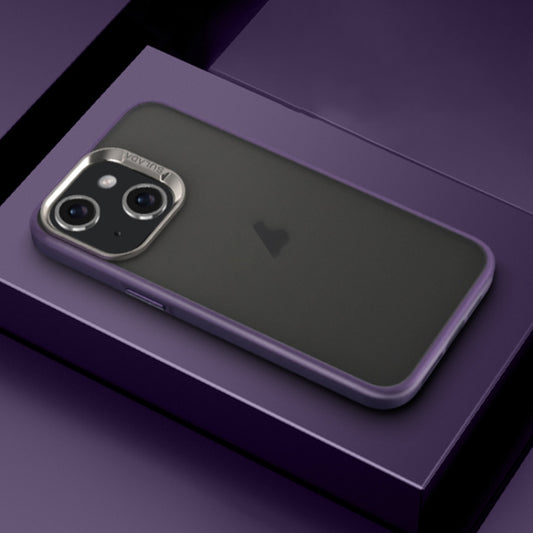 For iPhone 15 SULADA Skin Feel Matte Shockproof Phone Case(Purple) - iPhone 15 Cases by SULADA | Online Shopping UK | buy2fix