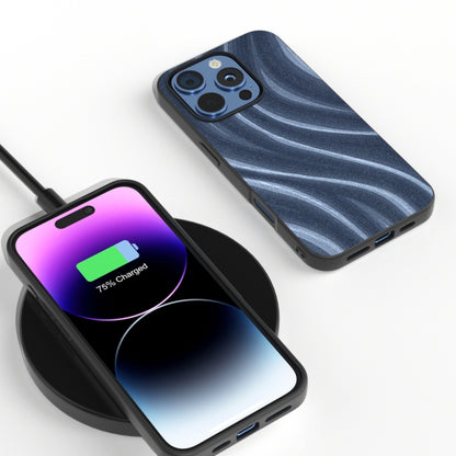 For iPhone 16 Pro Max Galactic Pattern Protective Phone Case(Blue) by buy2fix