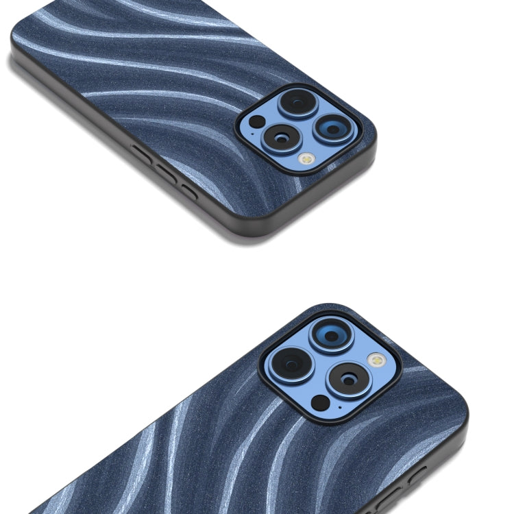 For iPhone 16 Pro Max Galactic Pattern Protective Phone Case(Blue) by buy2fix
