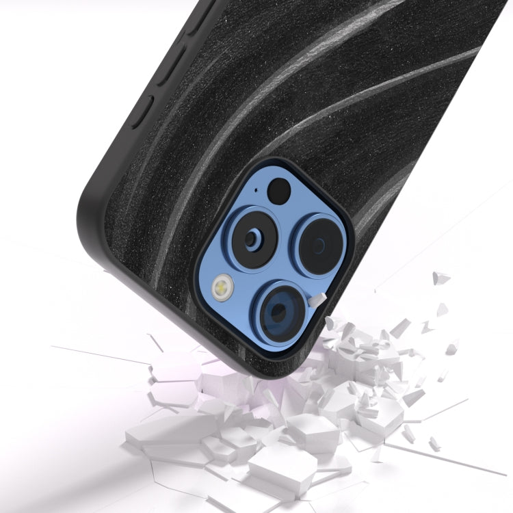 For iPhone 16 Pro Galactic Pattern Protective Phone Case(Black) by buy2fix