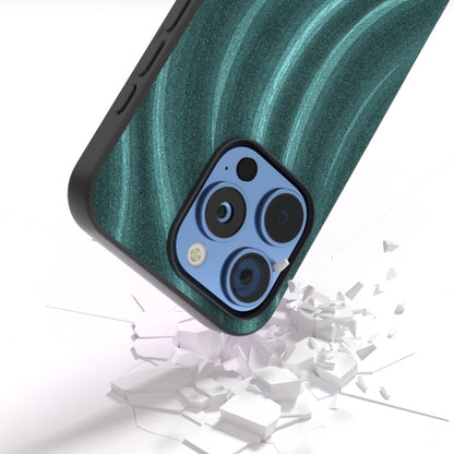 For iPhone 16 Pro Galactic Pattern Protective Phone Case(Green) by buy2fix