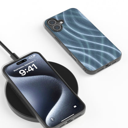 For iPhone 16 Plus Galactic Pattern Protective Phone Case(Green) by buy2fix