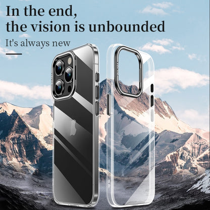 For iPhone 16 Pro Max SULADA PC + Aluminum Alloy Lens Holder Phone Case(Black) by SULADA