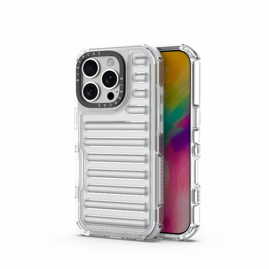 For iPhone 16 Pro High Transparency TPU Hybrid PC Airbag Phone Case(Transparent) by buy2fix