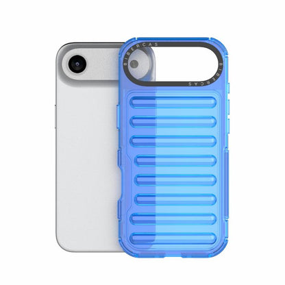 For iPhone Air High Transparency TPU Hybrid PC Airbag Phone Case(Transparent Blue) - iPhone Air Cases by buy2fix | Online Shopping UK | buy2fix