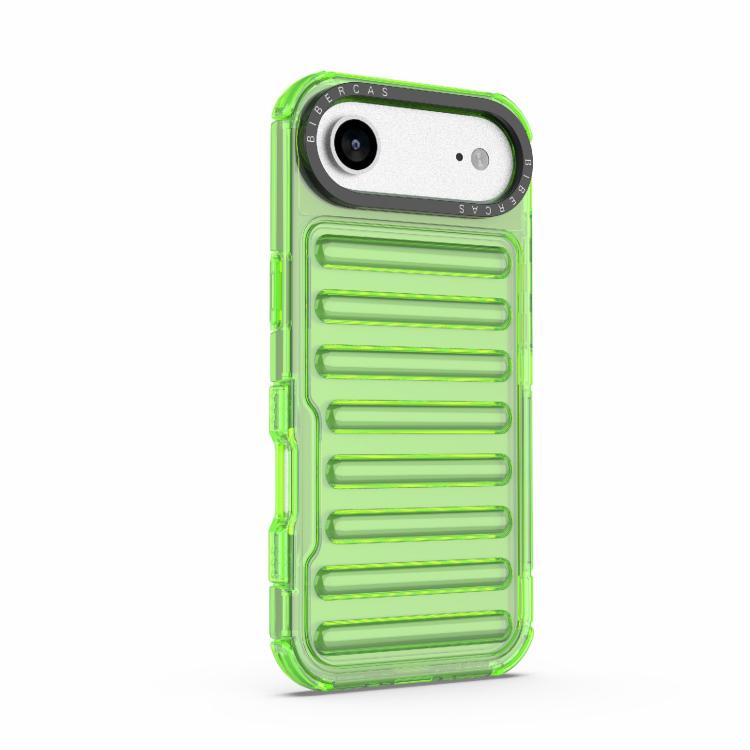 For iPhone Air High Transparency TPU Hybrid PC Airbag Phone Case(Transparent Green) - iPhone Air Cases by buy2fix | Online Shopping UK | buy2fix