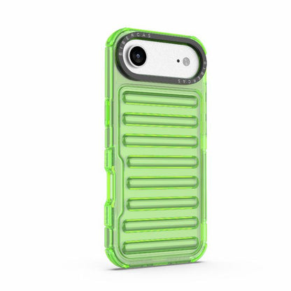 For iPhone Air High Transparency TPU Hybrid PC Airbag Phone Case(Transparent Green) - iPhone Air Cases by buy2fix | Online Shopping UK | buy2fix