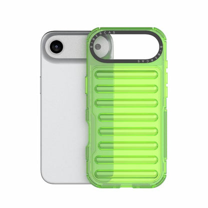 For iPhone Air High Transparency TPU Hybrid PC Airbag Phone Case(Transparent Green) - iPhone Air Cases by buy2fix | Online Shopping UK | buy2fix