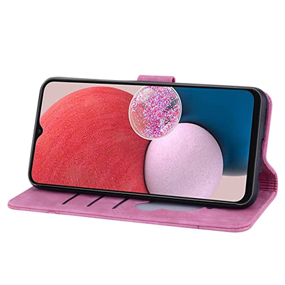 For Google Pixel 9 Pro XL / 10 Pro XL Cartoon Sakura Cat Embossed Leather Phone Case(Rose Red) by buy2fix