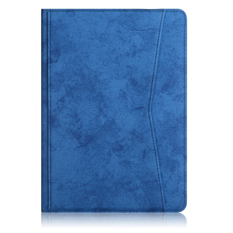 For Samsung Galaxy Tab S8 / Galaxy Tab S7 T870/T875 TPU Front Support Horizontal Flip Leather Case with Holder & Pen Slot & Sleep / Wake-up Function(Dark Blue) by buy2fix