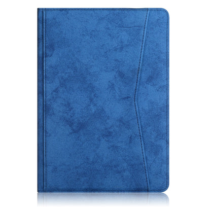For Samsung Galaxy Tab S8 / Galaxy Tab S7 T870/T875 TPU Front Support Horizontal Flip Leather Case with Holder & Pen Slot & Sleep / Wake-up Function(Dark Blue) by buy2fix