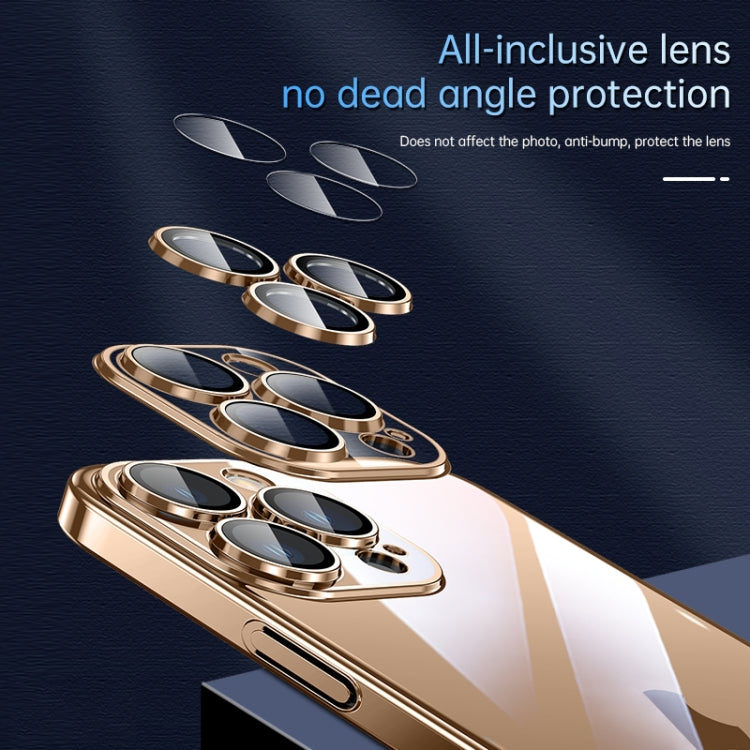 For iPhone 16 Pro Max SULADA JINGJIA Series Lens Protector Hard PC Phone Case(Silver) by SULADA