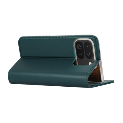 For Google Pixel 9 Pro Fold ABEEL RFID Magnetic Flip Leather Phone Case(Green) by buy2fix