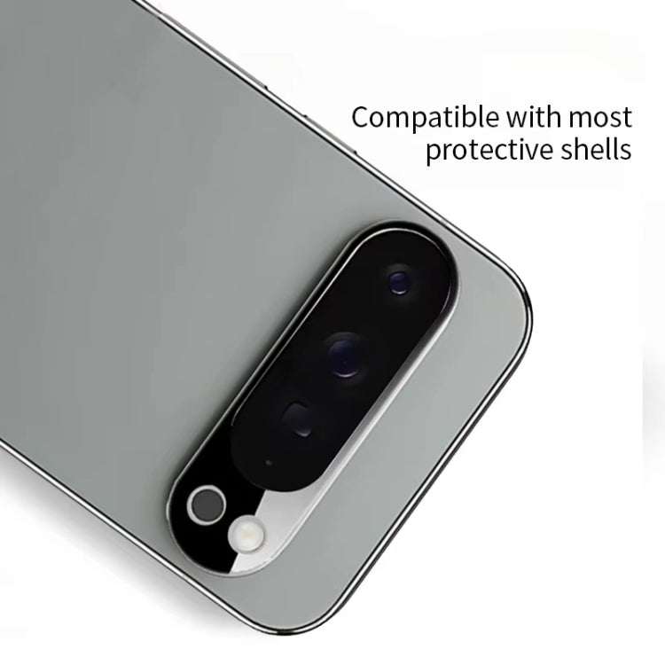 For Google Pixel 9 Pro 3D 9H Camera Lens Tempered Glass Film(Black) by buy2fix