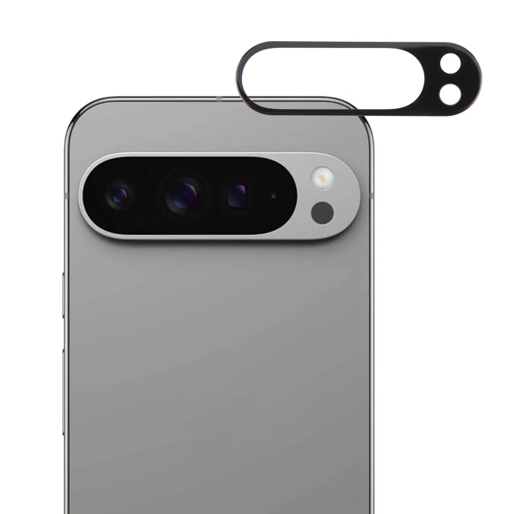 For Google Pixel 9 Pro XL 3D 9H Camera Lens Tempered Glass Film(Black) by buy2fix