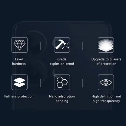 For Google Pixel 9 Pro XL 3D 9H Camera Lens Tempered Glass Film(Black) by buy2fix