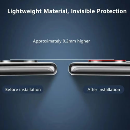 For Google Pixel 9 Pro XL 3D 9H Camera Lens Tempered Glass Film(Black) by buy2fix