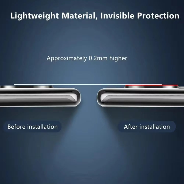 For Google Pixel 9 Pro Fold 3D 9H Camera Lens Tempered Glass Film(Black) by buy2fix