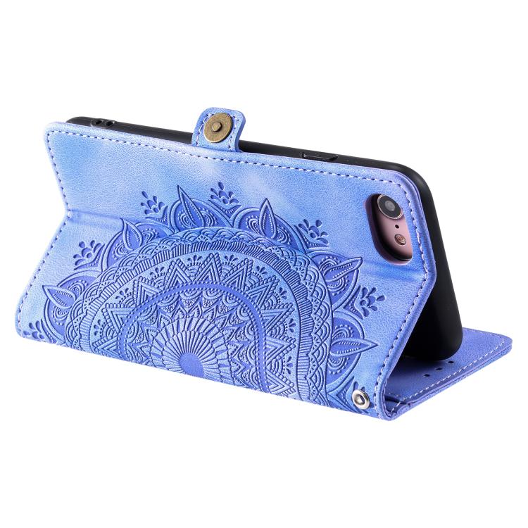 For iPhone 16e Skin Feel Totem Embossed Leather Phone Case(Purple) - iPhone 16e Cases by buy2fix | Online Shopping UK | buy2fix