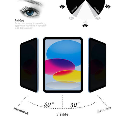 For iPad 2025 / 2022 25pcs 0.33mm 9H 2.5D Privacy Anti-glare Explosion-proof Tempered Glass Film - iPad 2025 / 2022 Tempered Glass by buy2fix | Online Shopping UK | buy2fix