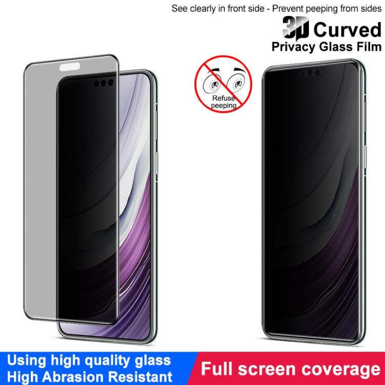 For Huawei Mate 70 Pro / 70 Pro+ imak 3D Curved Privacy Full Screen Tempered Glass Film - Huawei Tempered Glass by imak | Online Shopping UK | buy2fix