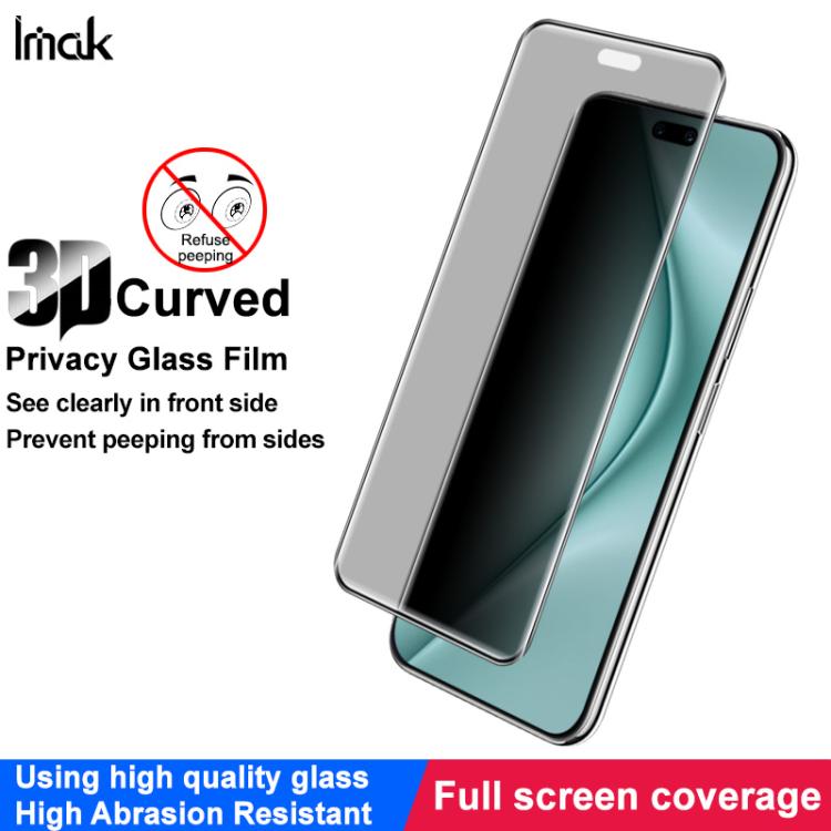 For Huawei nova 14 Ultra imak 3D Curved Privacy Full Screen Tempered Glass Film - Huawei Tempered Glass by imak | Online Shopping UK | buy2fix
