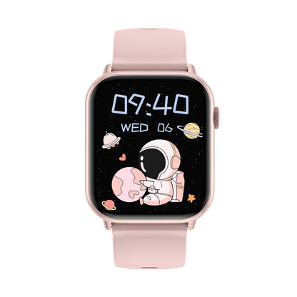 HD15 1.75 inch Silicone Strap IP68 Waterproof Smart Watch, Support Sedentary Reminder / Sleep Monitoring(Pink) by buy2fix