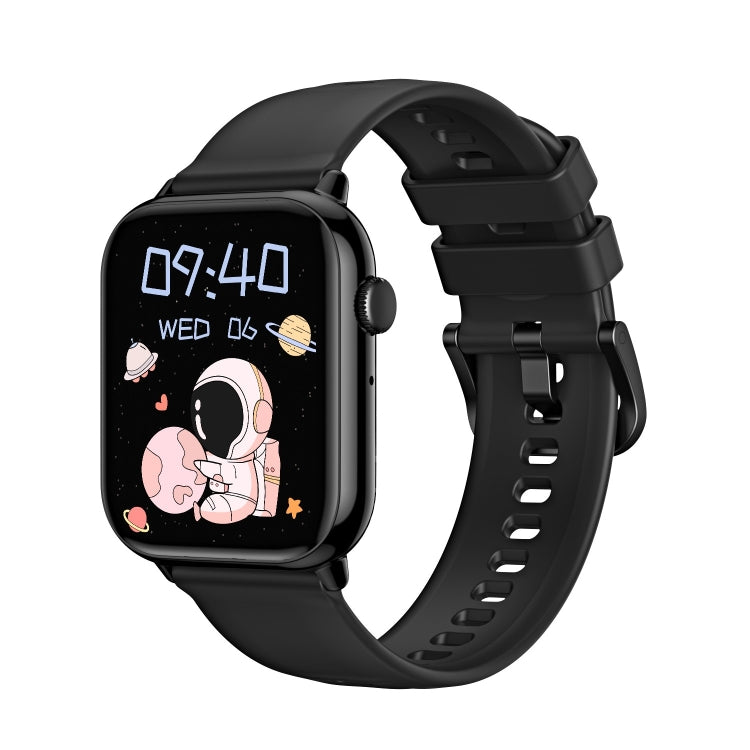 HD15 1.75 inch Silicone Strap IP68 Waterproof Smart Watch, Support Sedentary Reminder / Sleep Monitoring(Black) by buy2fix