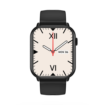 HD15 1.75 inch Silicone Strap IP68 Waterproof Smart Watch, Support Sedentary Reminder / Sleep Monitoring(Black) by buy2fix