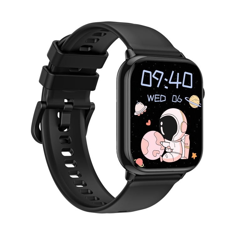 HD15 1.75 inch Silicone Strap IP68 Waterproof Smart Watch, Support Sedentary Reminder / Sleep Monitoring(Black) by buy2fix