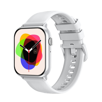 HD15 1.75 inch Silicone Strap IP68 Waterproof Smart Watch, Support Sedentary Reminder / Sleep Monitoring(Silver) by buy2fix