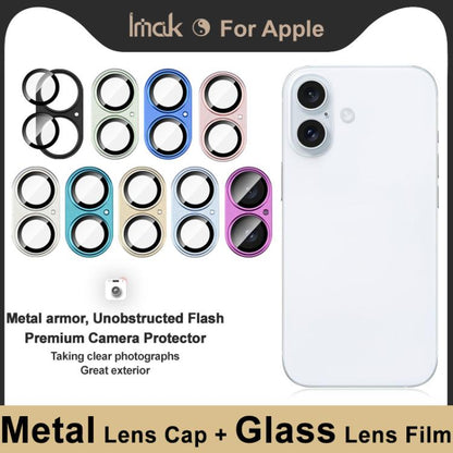 For iPhone 17 IMAK Metal Armor Premium Camera Protector Film(Black) - iPhone 17 Cases by imak | Online Shopping UK | buy2fix