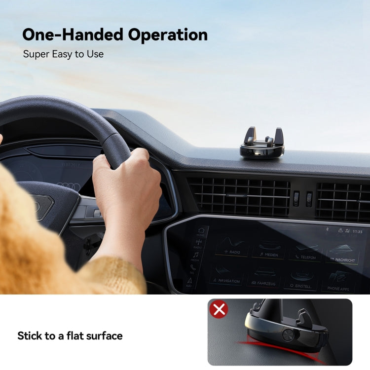 JOYROOM JR-ZS330 Dundun No.3 Vehicle Mounted Bracket Dashboard Car Phone Holder(Black) by JOYROOM