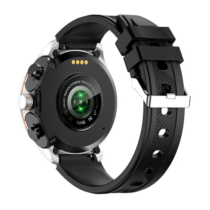 LC19 1.53 inch 2 in 1 Bluetooth Earphone IP67 Waterproof Smart Watch, Support Sleep Monitoring(Black Silver) by buy2fix
