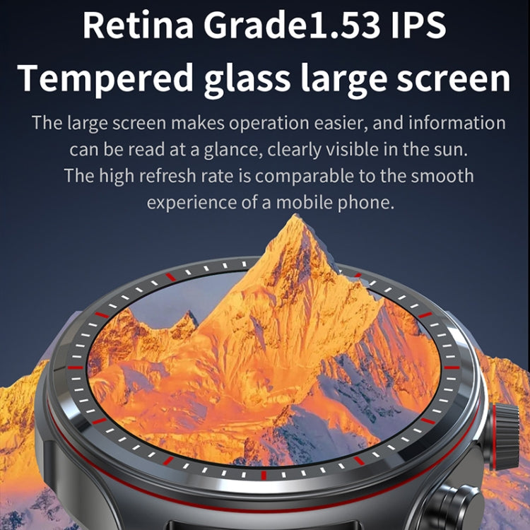 LC19 1.53 inch 2 in 1 Bluetooth Earphone IP67 Waterproof Smart Watch, Support Sleep Monitoring(Black) by buy2fix